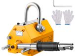 Vevor 300Kg Magnete Di Sollevamento Magnete Di Sollevamento Magnete Giallo Gru Magnete Sollevatore Magnetico N42