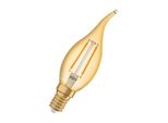 Osram Vintage 1906 Led Classic B 1,5W 824 Gold E14 Lampada 120Lm 2400K Bianco Caldo Come 12W 4099854091551
