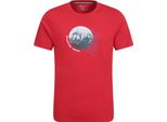 Mountain Warehouse - Maglietta "Adventure Begins"" Da Uomo MW365 (Xs) (Rosso)"