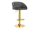 4Rico Bar Hocker Qs-B16G Grigio Velluto