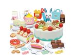 Oem - Woopie Torta Di Taglio Torta Di Compleanno + Set Da Tè 85 Pezzi.