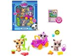 Bandai - Littlest Pet Shop - Safari-Paket - 3 Personaggi E Oggetti - BF00524