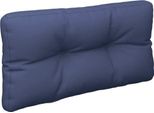 Vidaxl Cuscino Pallet Blu Navy 120X40X12 Cm Tessuto