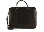 Saddler Cartella Borsa Da Ufficio Con Scomparto Per Laptop Vadstena Computer Bag Dark Brown Marrone Scuro