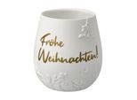 Goebel Frohe Weihnachten ! (Windlicht, Biskuitporzellan)