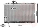 Van Wezel 52002084 - Oe 71742136 Radiatore, Raffreddamento Motore Per Sedici