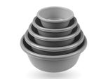 Set Di Ciotole Per Impastare (2 X 5 Pezzi), Ciotole Per Impastare, Set Di 10 Ciotole Per Impastare In Plastica (0,7L - 6L), Ciotole Per Insalata Impilabili Per La Cucina