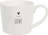 Tazza Clayre & Eef 275 Ml Cuore In Vetroceramica Bianca