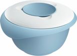 Westmark RüHrschüSsel Mit Zweigeteiltem Deckel 3,5 L, Blau/Weiß, 3155227B
