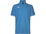Polo Kappa Barli Manica Corta Blu M Uomo Blu M