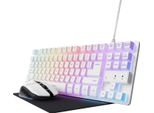 Trust Gxt 794W Tastiera Mouse Incluso Usb Qwerty Italiano Bianco