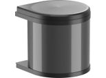 Cestino Hailo 3512071 Girevole Mono 12 Litri Grigio Scuro