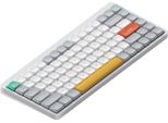 Tastiera Meccanica Sottile Senza Fili Nuphy Air75 V2, Led Rgb, Qwerty Us, Bianco Ionico, Interruttore Aloe