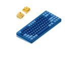 Tastiera Meccanica Senza Fili Nuphy Halo75 V2, Qwerty Usa, Bluetooth 5.1 / 2.4 Ghz, Interruttore Blue Lagoon Lemon