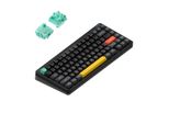 Tastiera Meccanica Wireless Nuphy Halo75 V2, Qwerty Usa, Bluetooth 5.1 / 2,4 Ghz, Interruttore Nero Ossidiana Menta