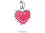 Thomas Sabo Smileyworld® Ciondolo A Forma Di Cuore Connect Argento