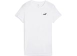 Puma Ess Small No. 1 Logo Tee - Weiss, GrößE:M