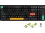 Nuphy Air96 V2 Tastiera Meccanica Sottile Senza Fili, Qwerty Us, Interruttore Nero Basalto Aloe