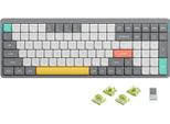 Nuphy Air96 V2 Tastiera Meccanica Sottile Senza Fili, Qwerty Us, Interruttore Grigio Lunare Aloe