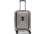 Redolz Carrello Con Scomparto Per Laptop Essentials 14 Trolley ( Exp. With Front Pocket ) Coffee Grey Metallic Grigio Talpa