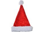 Clayre & Eef Decorazione Natalizia Cappello Di Natale ø 20X48 Cm Rosso Sintetico