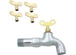 Inf Rubinetto Esterno Bloccabile - Ottone Legato Con Anima In Rame E Chiave