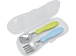 Besteck Mit Etui Kiwi/Sky (Articoli Per Bambini - Teller E Besteck)
