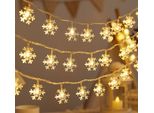 Luci Di Fata, 3M 20 Led Alimentato A Batteria Luci Di Fata, Decorazione Lampo Per San Valentino Natale Matrimonio Compleanno Festa, Fiocco Di Neve