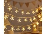 Luci Di Fata, 3M 20 Led Alimentato A Batteria Luci Di Fata, Decorazione Lampo Per San Valentino Natale Matrimonio Compleanno Festa, Stelle