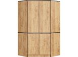 Akord Armadio Angolare 4 Ante Rovere Craft 100X50X180