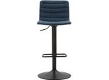 Sgabello Bar High Navy Cm 43X49,5X85,5-107(Seduta Cm 61-82,5)