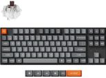 Keychron K8 Max Qmk/Via Tkl - Interruttore Keychron Super Brown, Retroilluminazione Rgb