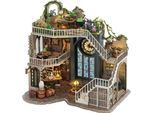 Habarri | Casa In Miniatura - Diy Casa Delle Bambole - Casa In Legno Con Mobili E Illuminazione A Led - Regalo Per Bambini - Sala Della Grande Magia