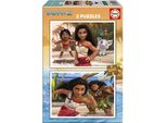 Educa 2X100 Pezzi Vaiana 2 Puzzle Golden Golden Taglia Unica