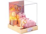 Habarri | Casa In Miniatura - Diy Casa Delle Bambole - Casa In Legno Con Mobili E Illuminazione A Led - Regalo Per Bambini - Buongiorno