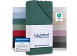 Blumtal Lenzuolo Da Letto In Cotone 90X190 Cm Basics Jersey - Lenzuolo Da Letto 90X190 Cm - Lenzuolo Da Montare 90X190 Cm - Coprimaterasso 90X190 Cm - Copripiumino - Lenzuolo - Lime