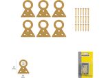 Gancio Per Quadri Fisso N. 2 (Blister 6 Pezzi)