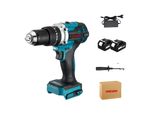 Trapano A Percussione Elettrico Senza Spazzole, Potenza 1500W, Coppia 650NM, 2 Batterie Spina Ue A