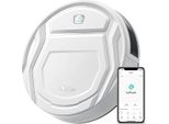 Robot Aspirapolvere Lefant, Potente Potenza Di Aspirazione, Controllo Tramite App, M210-Bianco
