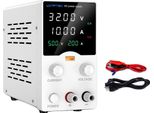 Alimentatore Dc, Tensione Regolabile 32V/62V, Regolazione Corrente Costante, Bianco 32V10A GA3010B