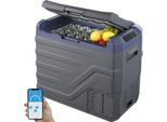Frigorifero Portatile Con Scomparto Freezer Per Auto - 45L - Zona Singola - 60W - Box Frigo Da Viaggio - Ideale Per Il Campeggio E Le Avventure