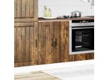 Vidaxl Base Lavello Lucca Rovere Fumé Materiale A Base Di Legno