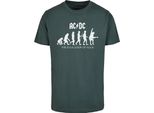 Maglietta Urban Classics Acdc - Evolution Of Rock Verde Bottiglia - 3XL