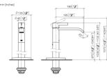 Dornbracht Imo Mitigeur Monocommandé Pour Lavabos Avec Tube De Trop-Plein, Sans Garniture D'éCoulement, Saillie 195Mm, 22585671-00, 22585671-00