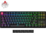 Tastiera Meccanica Senza Fili Keychron K8 Qmk Versione 2, Hot Swap, Rgb, Layout Qwerty Us - Keychron Super Red - K8X-J1