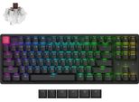 Keychron K8 Qmk Versione 2 Tastiera Meccanica Senza Fili, Hot Swap, Rgb, Qwerty Us Layout - Keychron Super Brown - K8X-J3