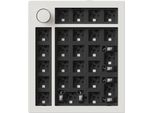 Keychron Q0 Max Qmk Tastiera Meccanica Senza Fili / Tastierino Numerico, Manopola Barebone, Guscio Bianco, Barebone Q0M-B4