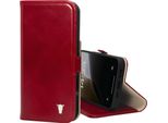 Custodia In Pelle Torro Per Iphone 16 Pro (Con Funzione Stand E Ricarica Magsafe) - Rosso