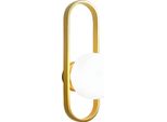 Lampada Da Parete Toolight App1756-1W Brush Gold White