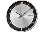 Seiko QXA840S Orologio Da Parete Al Quarzo Con Funzionamento Silenzioso Colore Argento/Nero